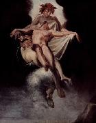 Johann Heinrich Fuseli Sleep and Death carrying away Sarpedon of Lycia oil on canvas